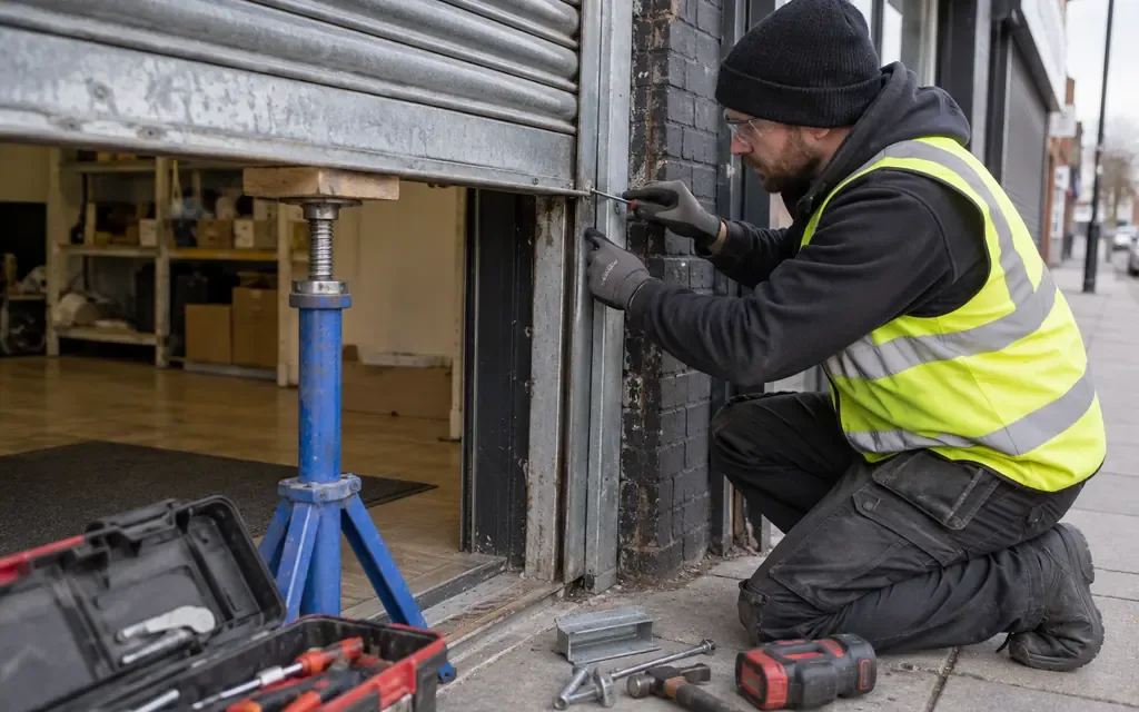 roller shutter bearing replacement for noisy operation